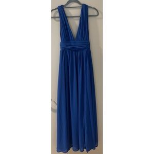 Lulu’s Heavenly Hues Royal Blue Maxi Dress